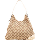 Gucci Monogram GG Canvas New Britt Hobo Shoulder Bag