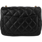 Chanel Quilted Lambskin Small Rectangular Single Flap Crossbody Bag
