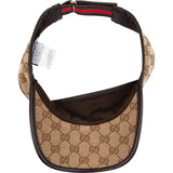 Gucci Monogram GG Canvas Tennis Sun Visor Cap