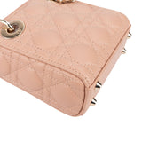 Christian Dior Lambskin Micro Lady Dior Crossbody Handbag