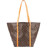 Louis Vuitton Monogram Canvas Sac Shopping Shoulder Bag - vintageandkickz