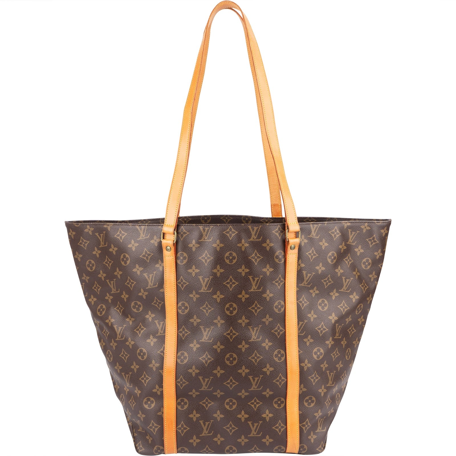 Louis Vuitton Monogram Canvas Sac Shopping Shoulder Bag - vintageandkickz