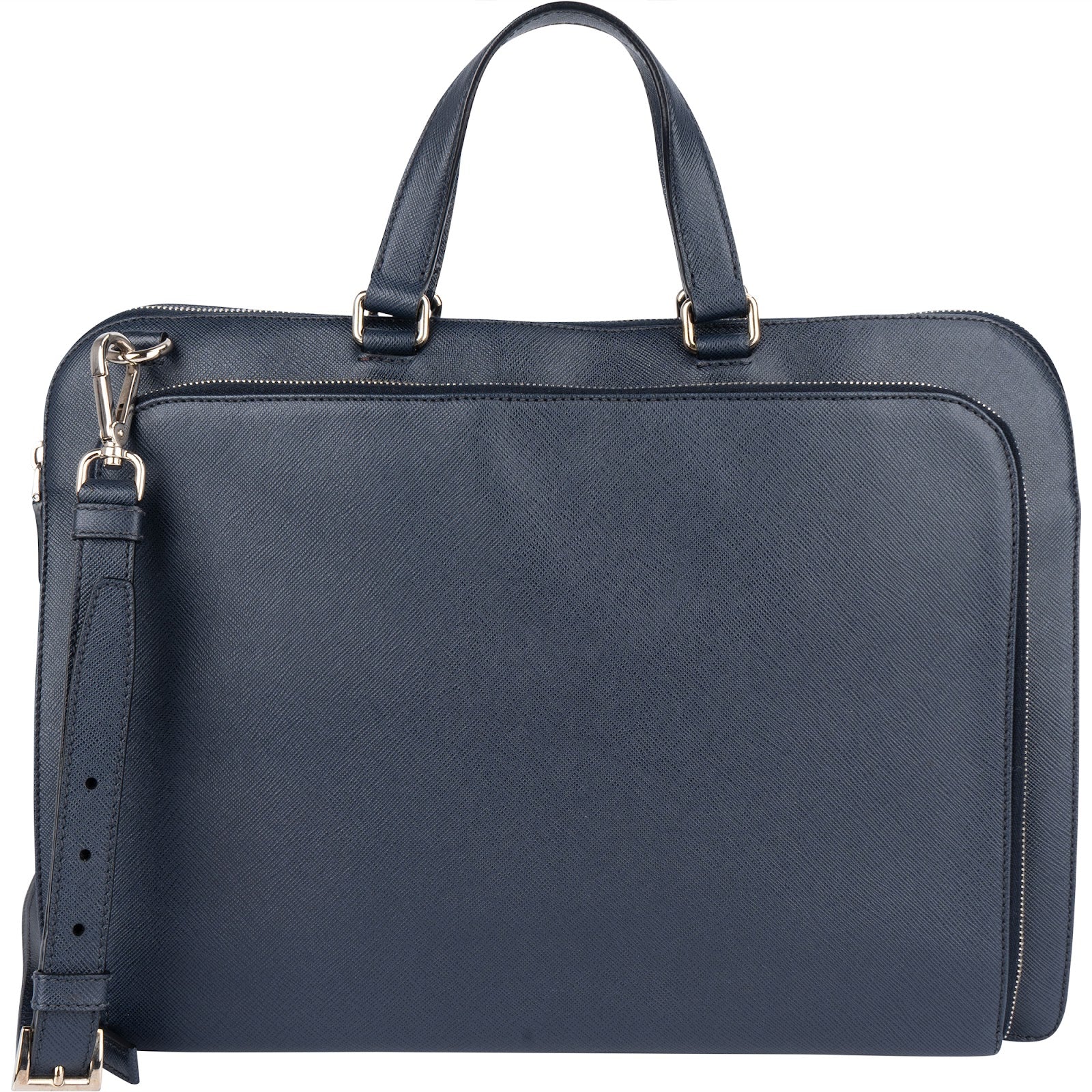 [🔄️B23 / F29] Prada Saffiano Leather Briefcase Crossbody Bag - vintageandkickz