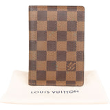 Louis Vuitton Monogram Damier Ebene Passport Cover Card Holder