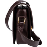Celine Burgundy Classic Boxcalf Leather Triomphe Crossbody Bag