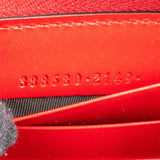 Gucci Microguccissima Leather Bow Zip Around Wallet