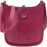 Hermès Pink Epsom Leather Evelyne 16 Crossbody Bag