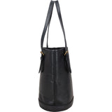 Louis Vuitton Noir Epi Leather Bucket PM Shoulder Bag