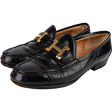 Hermès Brown Grained Leather Paris Mokassins Loafers (36,5)