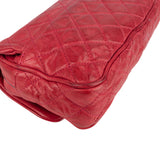 Chanel Quilted Soft Calfskin Palladium Easy Single Flap Shoulder Bag