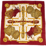 Hermès Selles à Housse Silk Carre 90 Scarf Tuch