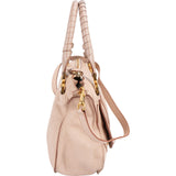Chloé Grained Calfskin Marcie Satchel Handbag