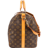 Louis Vuitton Monogram Canvas Keepall 50 Bandoulière Travel Bag