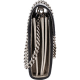 Gucci Lizard-Embossed Metallic Leather Dionysus Wallet On Chain Crossbody Bag