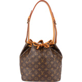 Louis Vuitton Monogram Canvas Sac Noé Petit Shoulder Bag - vintageandkickz