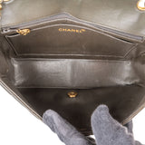 Chanel Quilted Lambskin 24K Gold Diana Single Flap Crossbody Bag