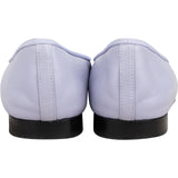 Chanel Lilac Leather CC Cap Toe Ballerina Flats (38)