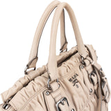 Prada Nappa Leather Gaufre Satchel Handbag