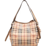 Burberry Haymarket Check Tote Shoulder Bag