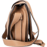 Chloé Grained Leather Marcie Mini Saddle Crossbody Bag