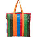 Balenciaga Multicolor Calfskin Bazar Large Shopper Tote Handbag