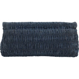 Prada Denim Gauffre Jumbo Clutch Bag