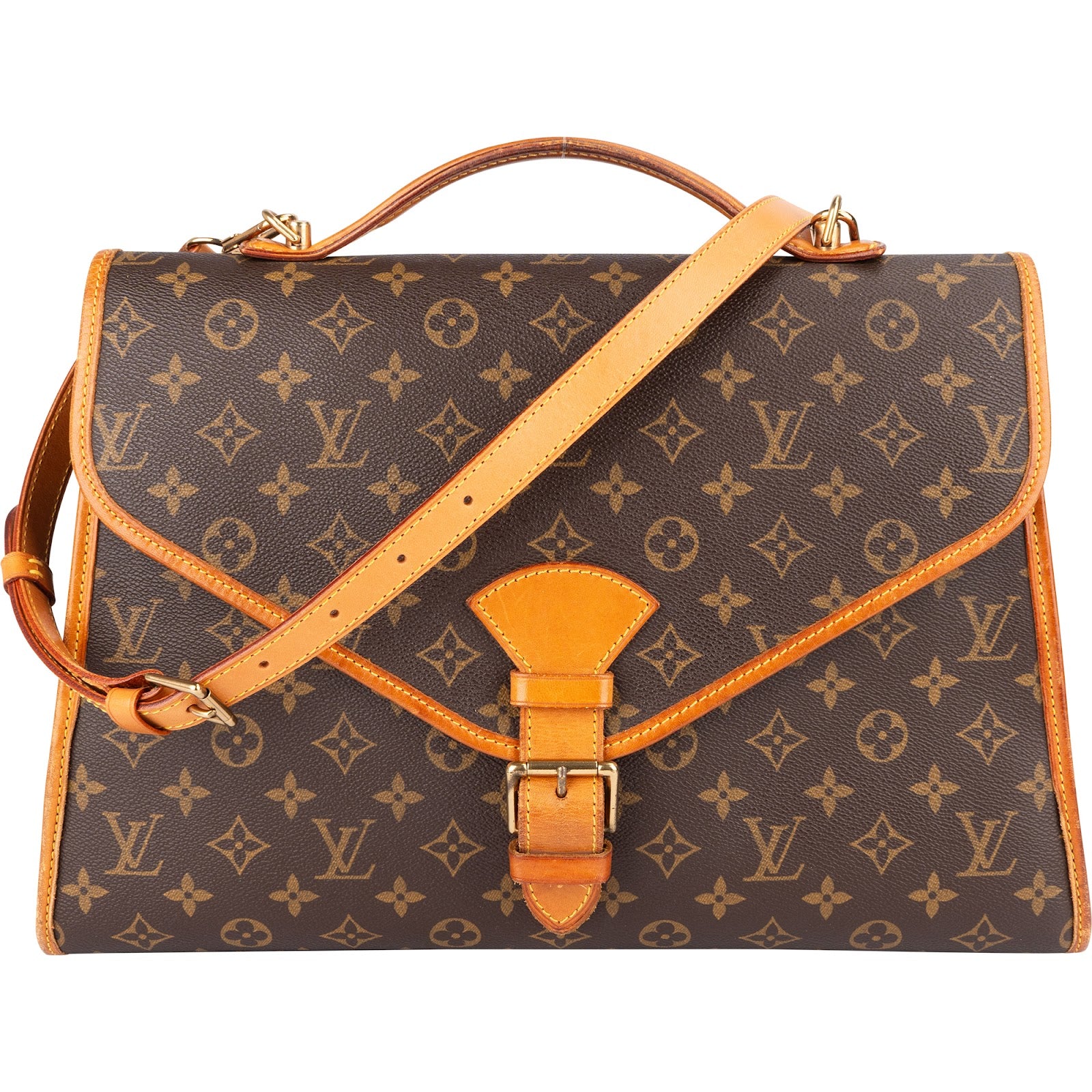 Louis Vuitton Monogram Canvas Bel Air Briefcase Handbag - vintageandkickz