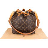 Louis Vuitton Monogram Canvas Sac Noé Petit Shoulder Bag