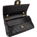 [🔄️B11 / F28] Chanel Quilted Lambskin Medium Double Flap Shoulder Bag - vintageandkickz