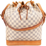 Louis Vuitton Monogram Damier Azur Canvas Sac Noé Grande Shoulder Bag