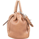 Prada Gaufre Leather Bauletto  Handbag