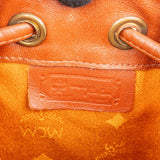 MCM Monogram Visetos Drawstring Crossbody Bag