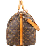 Louis Vuitton Monogram Canvas Keepall 55 Bandoulière Travel Bag