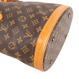 Louis Vuitton Monogram Canvas Petit Bucket PM Shoulder Bag