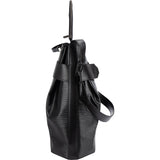 Louis Vuitton Noir Epi Leather Sac d'Epaule Shoulder Bag