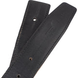Hermès Bicolor Leather Reversible Palladium H Belt (95)
