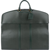 [🔄️B12 / F06] Louis Vuitton Green Epi Leather Porte-Habits Handbag - vintageandkickz