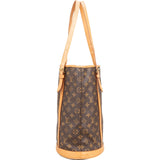 Louis Vuitton Monogram Canvas Bucket GM Shoulder Bag