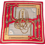 Hermès Silk Coaching Carré 90 Tuch Scarf