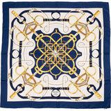Hermès Éperon d'Or Silk Twill Silk 90 Scarf Tuch