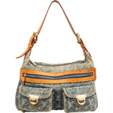 Louis Vuitton Monogram Denim Baggy PM Shoulder Bag