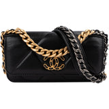 Chanel 19 Quilted Lambskin Wallet on Chain WOC Crossbody Bag