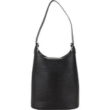 Louis Vuitton Noir Epi Leather Verseau Hobo Shoulder Bag