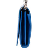Saint Laurent Croc-Embossed Monogram Kate Wallet On Chain Crossbody Bag