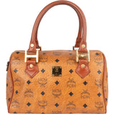 MCM Monogram Visetos Boston Handbag