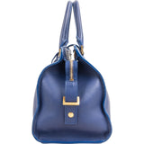 Yves Saint Laurent Blue Calfskin Cabas Chyc Handbag