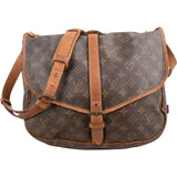 Louis Vuitton Monogram Canvas Saumur 35 Shoulder Bag