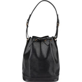 Louis Vuitton Noir Epi Leather Sac Noé Grande Shoulder Bag