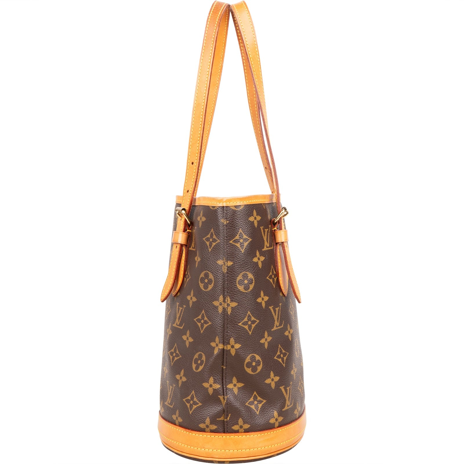 Louis Vuitton Monogram Canvas Bucket PM Shoulder Bag - vintageandkickz