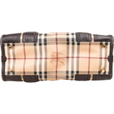 Burberry Haymarket Check Minford Satchel Handbag - vintageandkickz